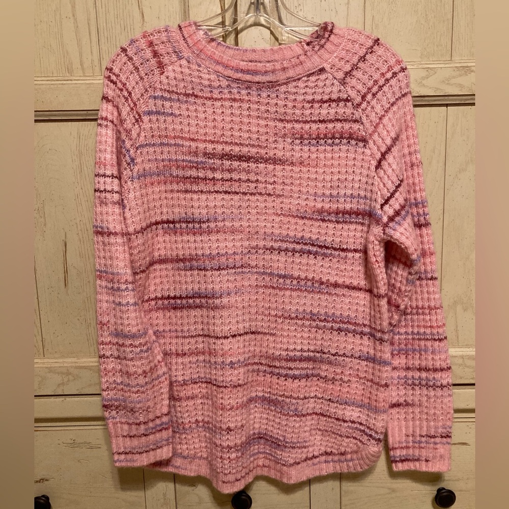 Style & Co. Peachy Pink Striped Sweater XS (S/M) - NEW